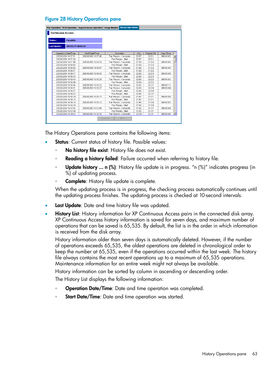 HP StorageWorks XP Remote Web Console Software User Manual | Page 63 / 115