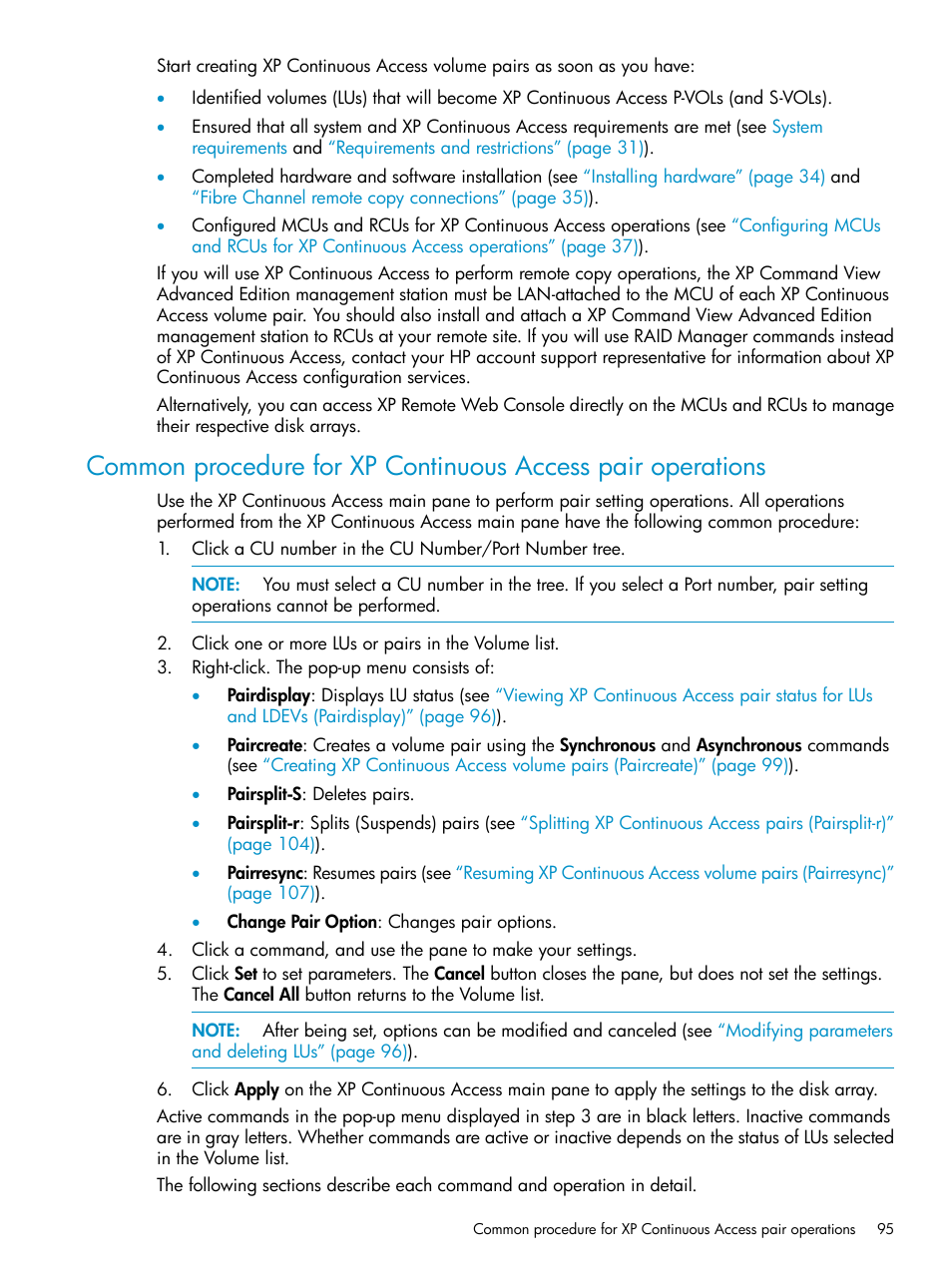 HP StorageWorks XP Remote Web Console Software User Manual | Page 95 / 115