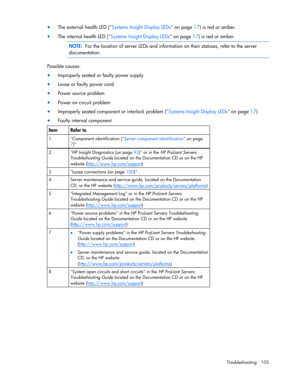 HP ProLiant DL580 G4 Server User Manual | Page 105 / 139