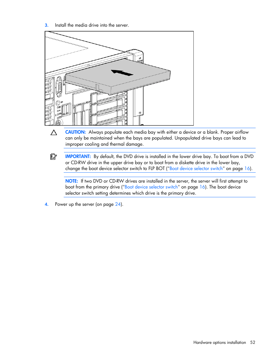 HP ProLiant DL580 G4 Server User Manual | Page 52 / 139