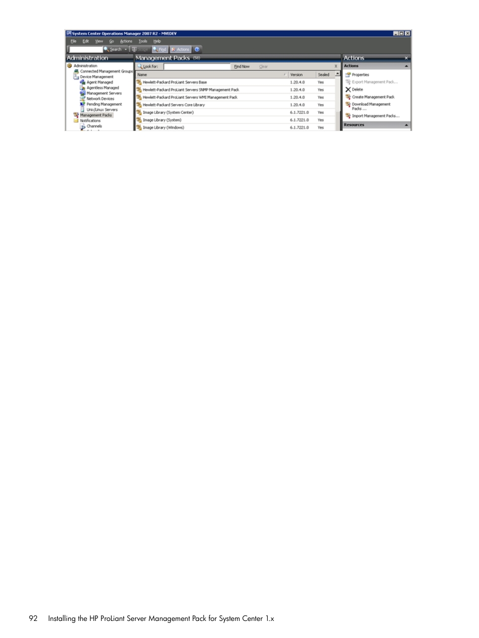 HP OneView for Microsoft System Center User Manual | Page 92 / 96