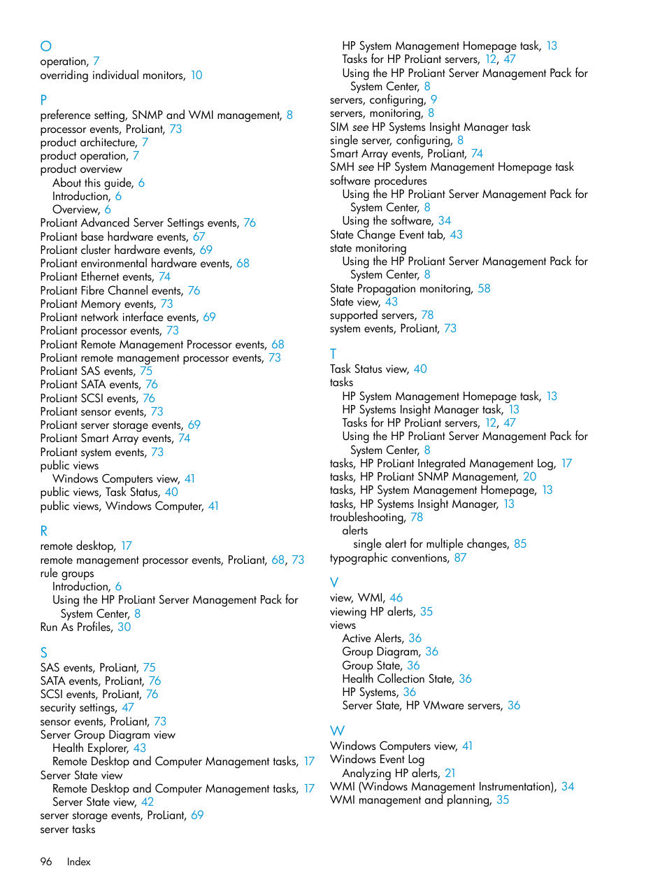 HP OneView for Microsoft System Center User Manual | Page 96 / 96