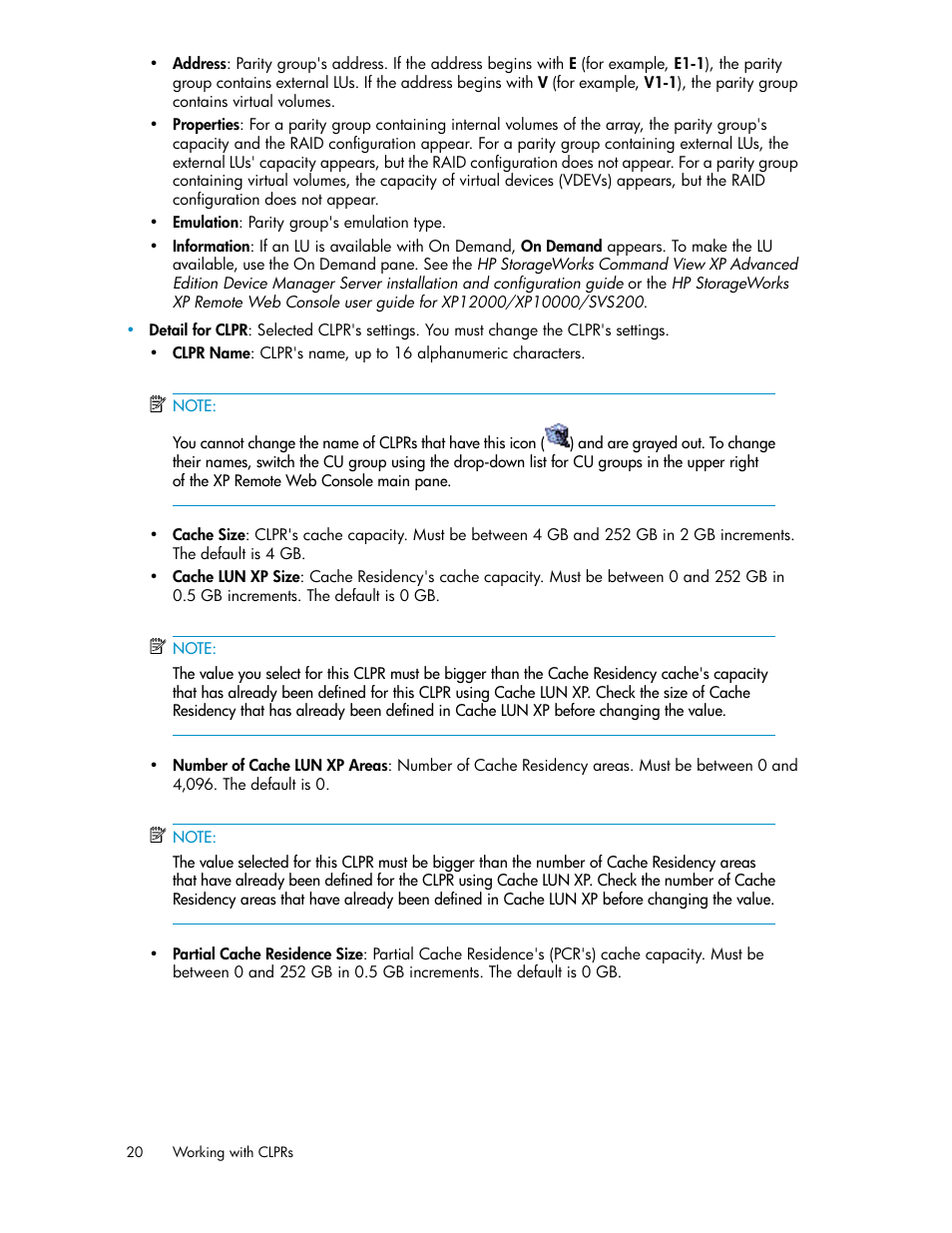 HP StorageWorks XP Remote Web Console Software User Manual | Page 20 / 40