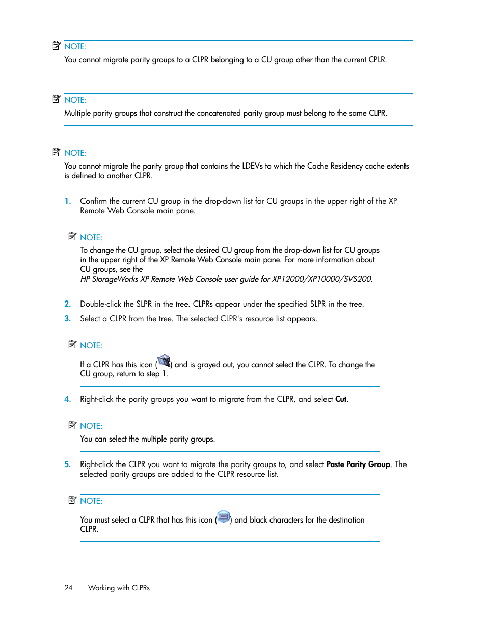 HP StorageWorks XP Remote Web Console Software User Manual | Page 24 / 40