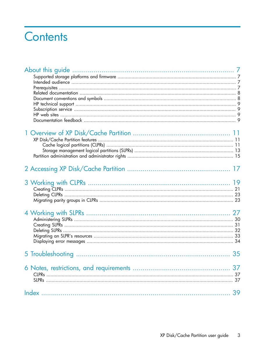 HP StorageWorks XP Remote Web Console Software User Manual | Page 3 / 40