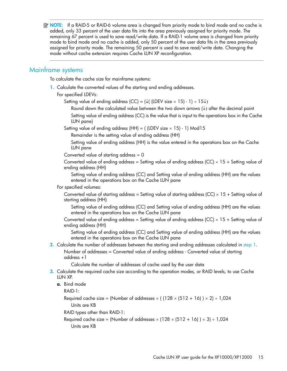 Mainframe systems | HP StorageWorks XP Remote Web Console Software User Manual | Page 15 / 30