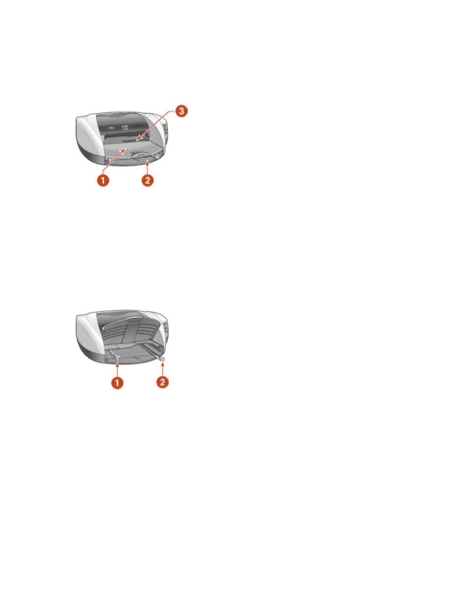 Paper trays | HP Deskjet 5550 Color Inkjet Printer User Manual | Page 14 / 151
