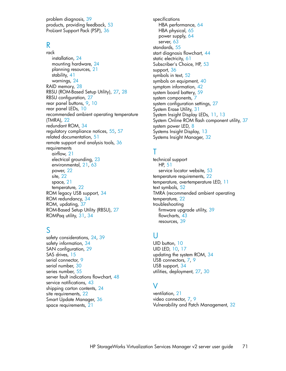 HP SAN Virtualization Services Platform User Manual | Page 71 / 72