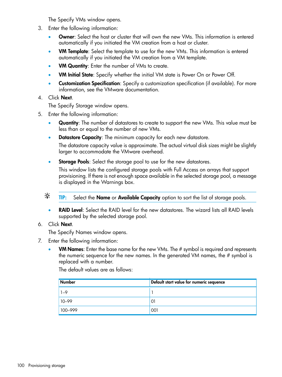 HP OneView for VMware vCenter User Manual | Page 100 / 157