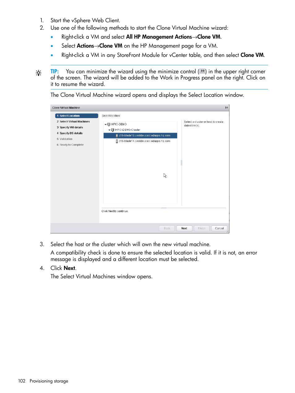 HP OneView for VMware vCenter User Manual | Page 102 / 157