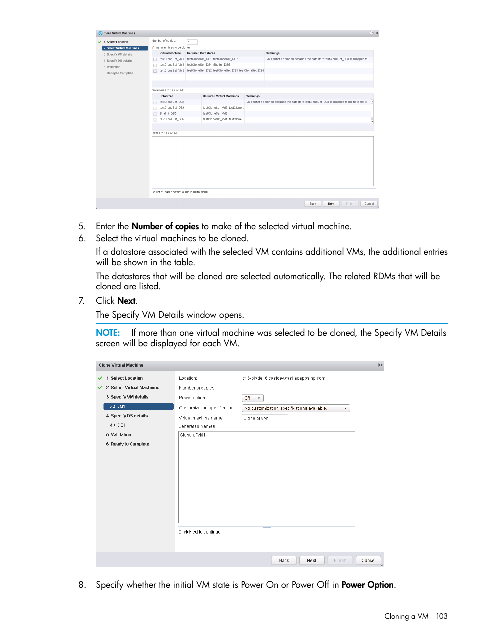 HP OneView for VMware vCenter User Manual | Page 103 / 157