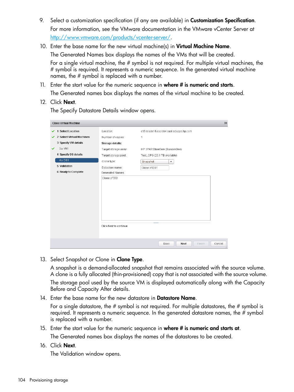 HP OneView for VMware vCenter User Manual | Page 104 / 157