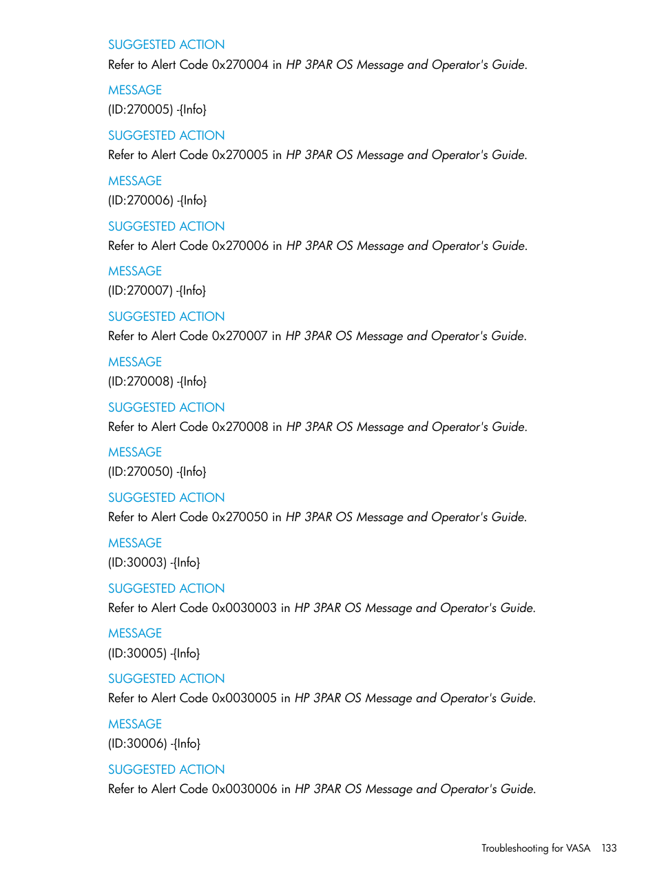 HP OneView for VMware vCenter User Manual | Page 133 / 157