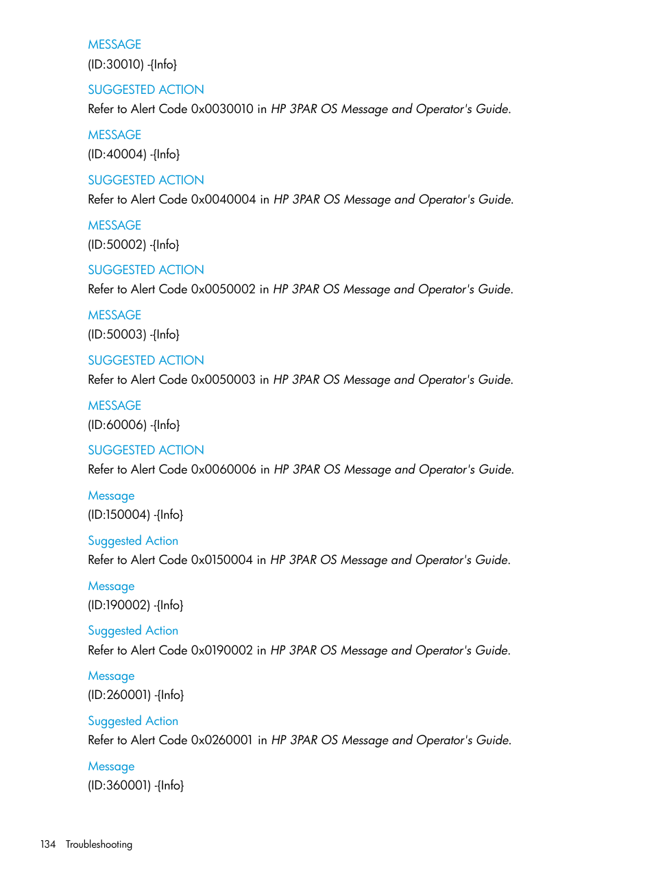 HP OneView for VMware vCenter User Manual | Page 134 / 157