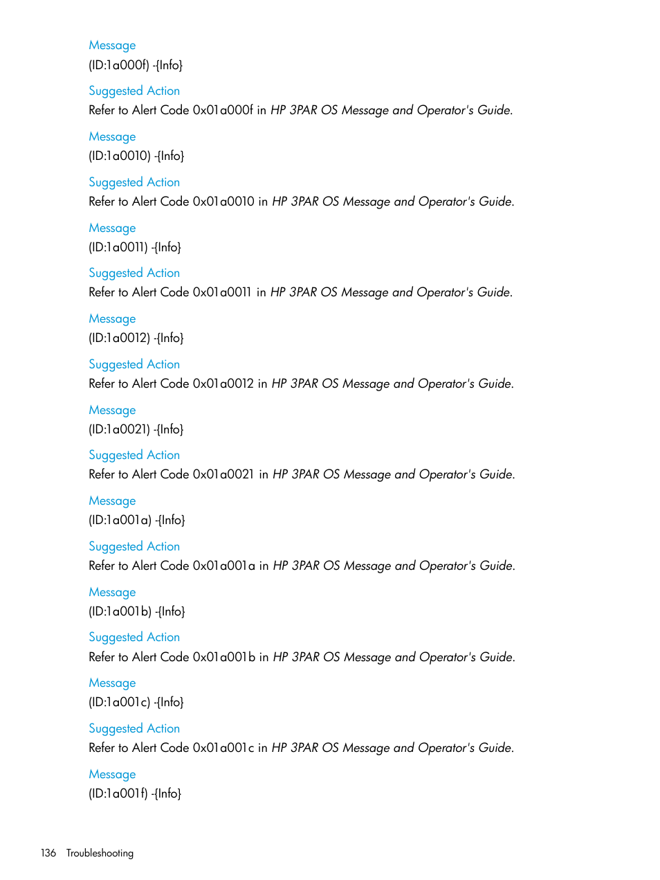 HP OneView for VMware vCenter User Manual | Page 136 / 157