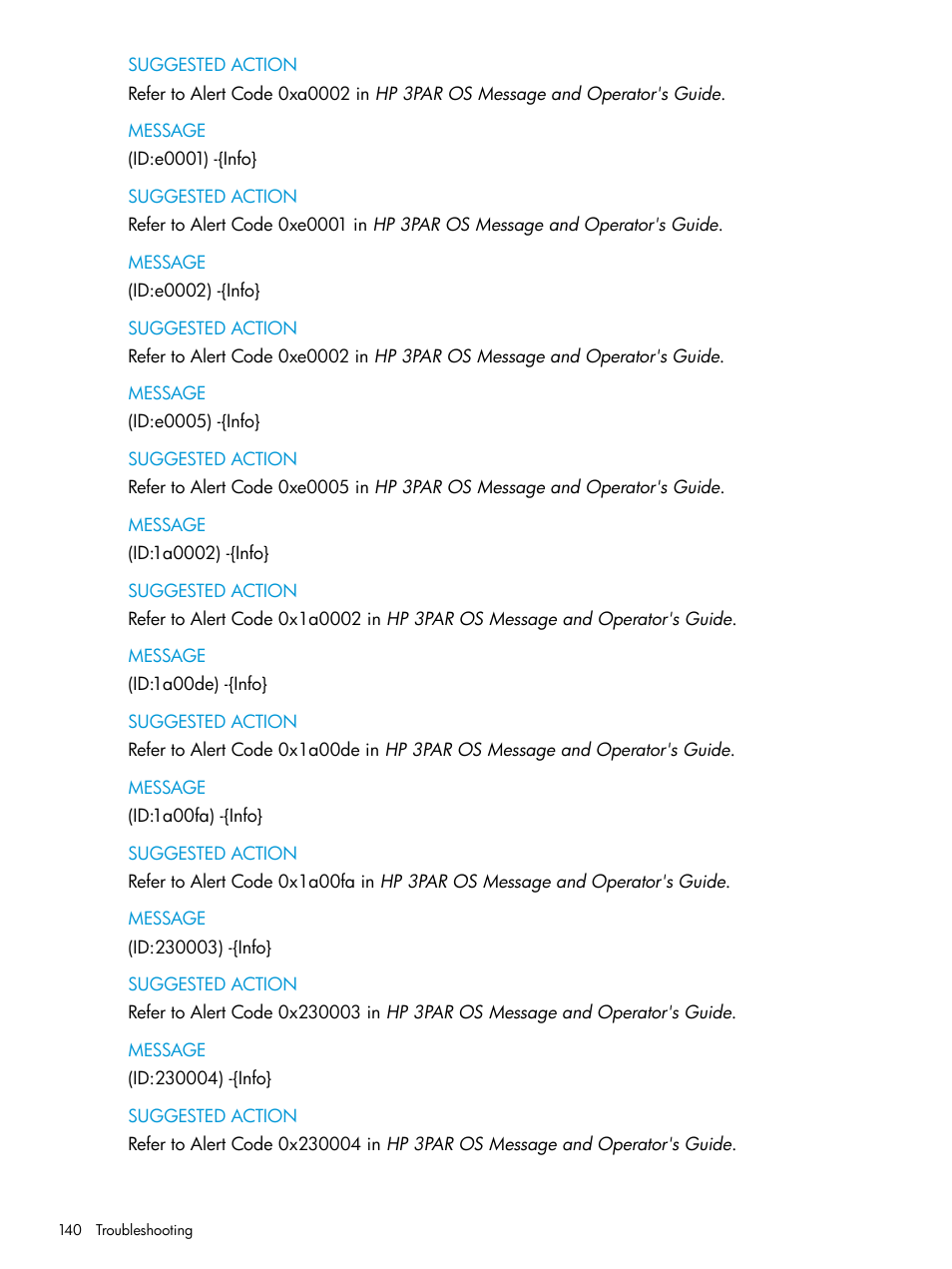 HP OneView for VMware vCenter User Manual | Page 140 / 157