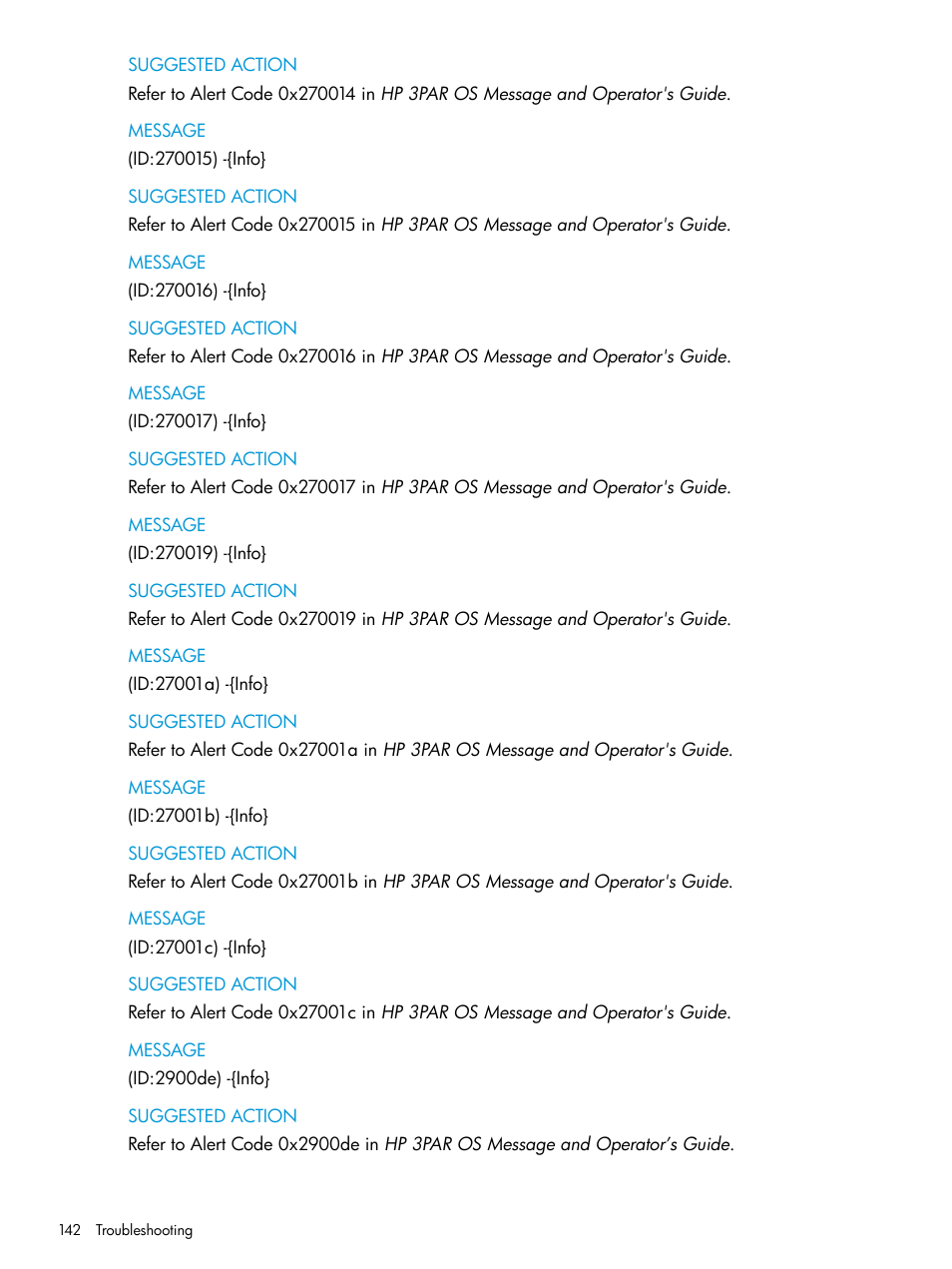 HP OneView for VMware vCenter User Manual | Page 142 / 157