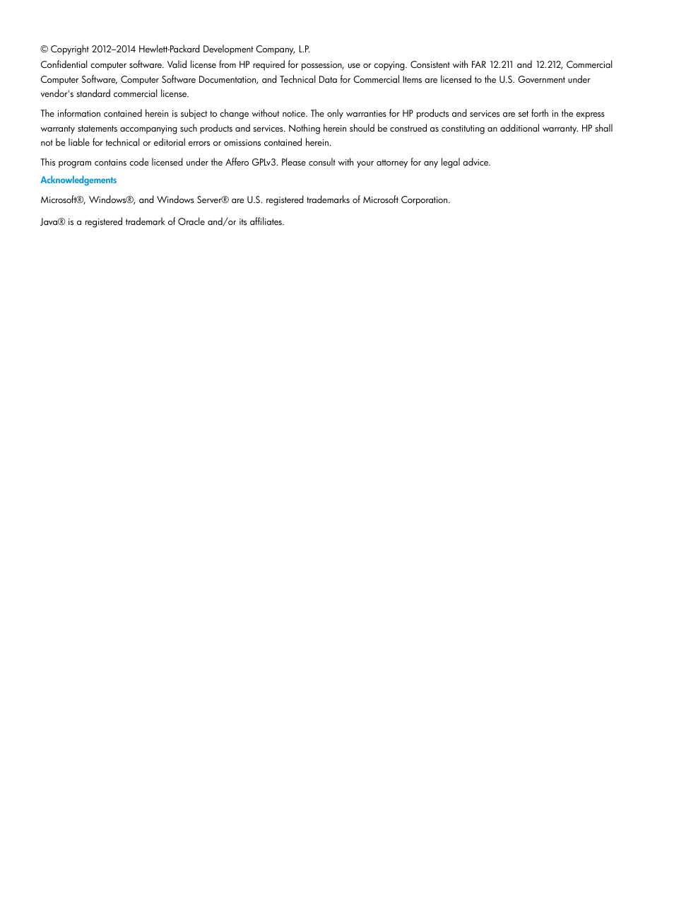 HP OneView for VMware vCenter User Manual | Page 2 / 157