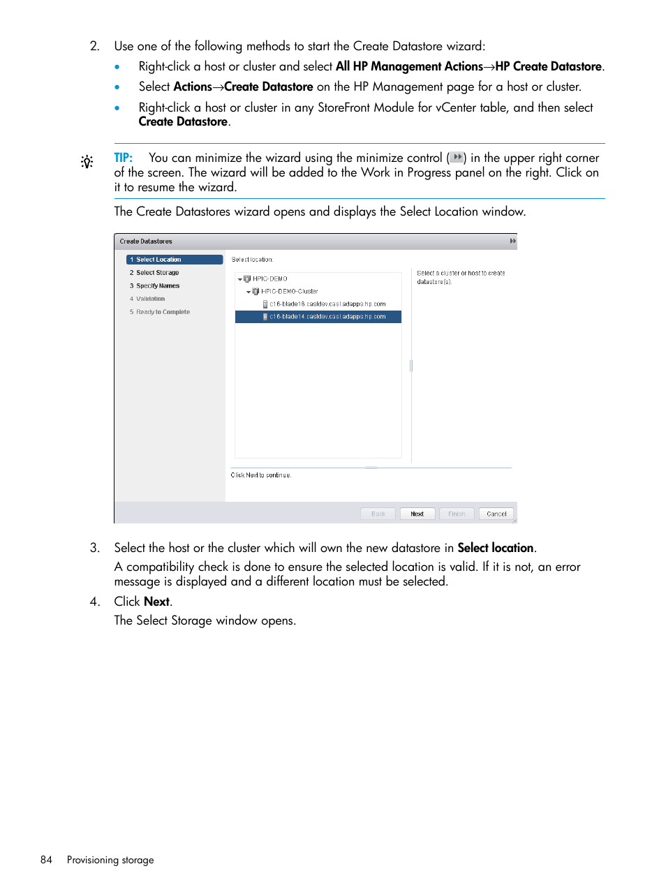 HP OneView for VMware vCenter User Manual | Page 84 / 157