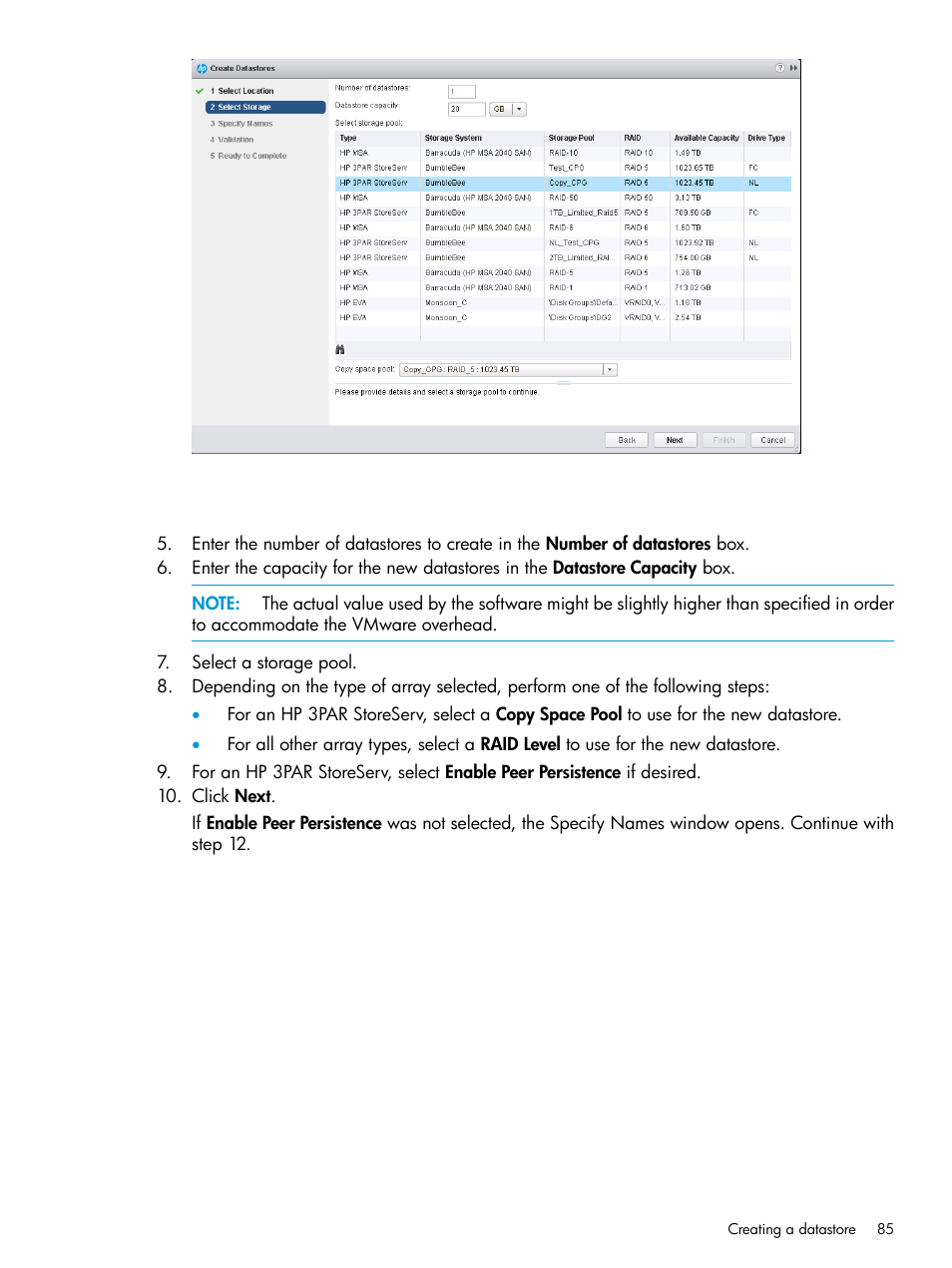 HP OneView for VMware vCenter User Manual | Page 85 / 157