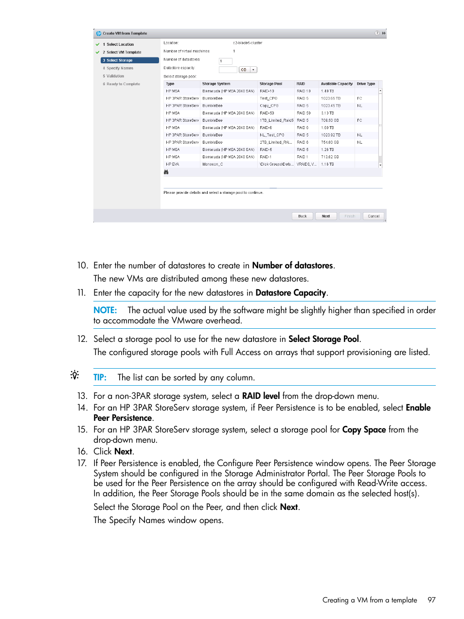 HP OneView for VMware vCenter User Manual | Page 97 / 157