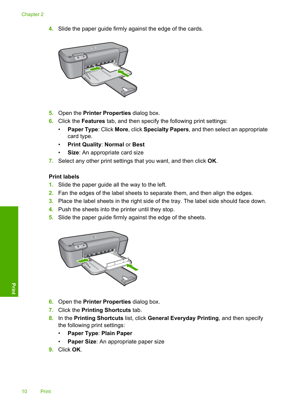 HP Deskjet D2680 Printer User Manual | Page 12 / 88