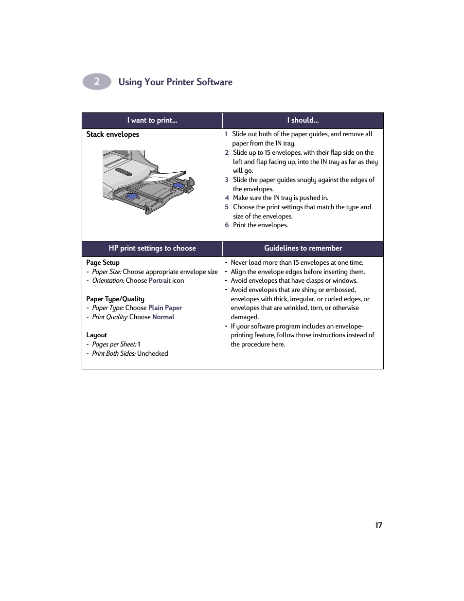 Using your printer software | HP Deskjet 950c Printer User Manual | Page 24 / 73