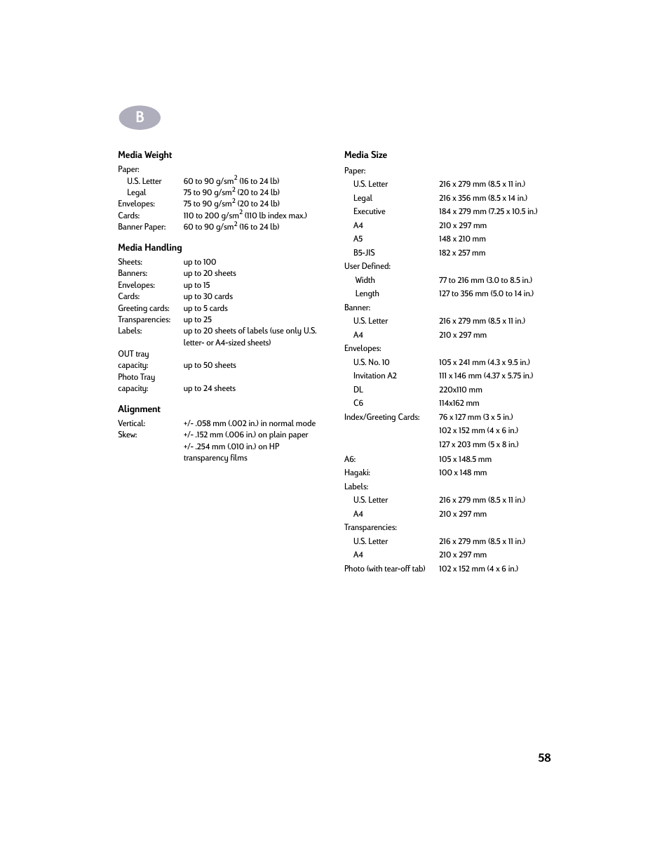 HP Deskjet 950c Printer User Manual | Page 65 / 73
