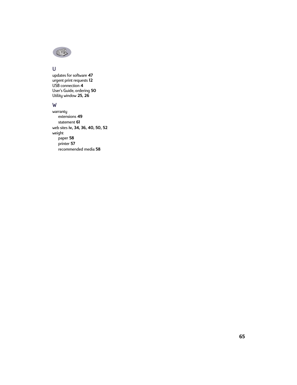 HP Deskjet 950c Printer User Manual | Page 72 / 73