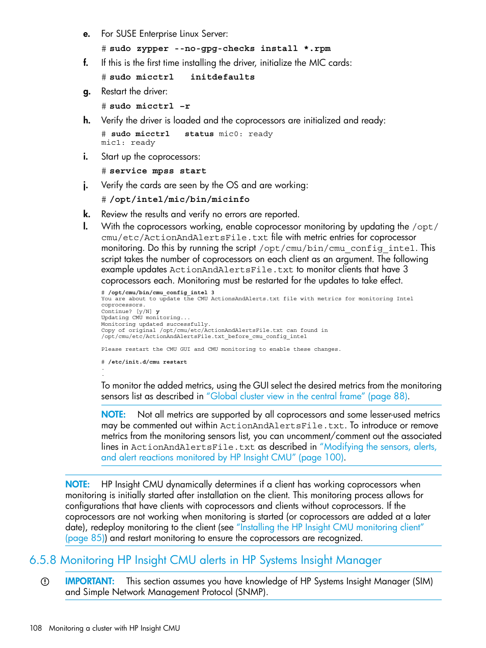 HP Insight Cluster Management Utility User Manual | Page 108 / 223