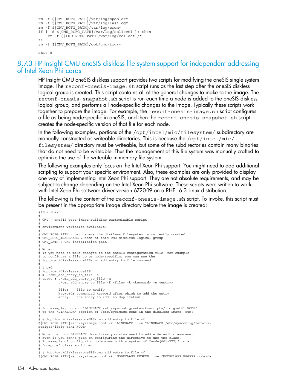 HP Insight Cluster Management Utility User Manual | Page 154 / 223