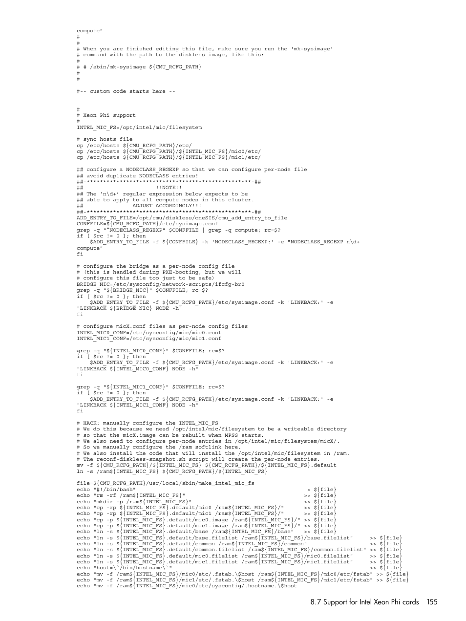 HP Insight Cluster Management Utility User Manual | Page 155 / 223