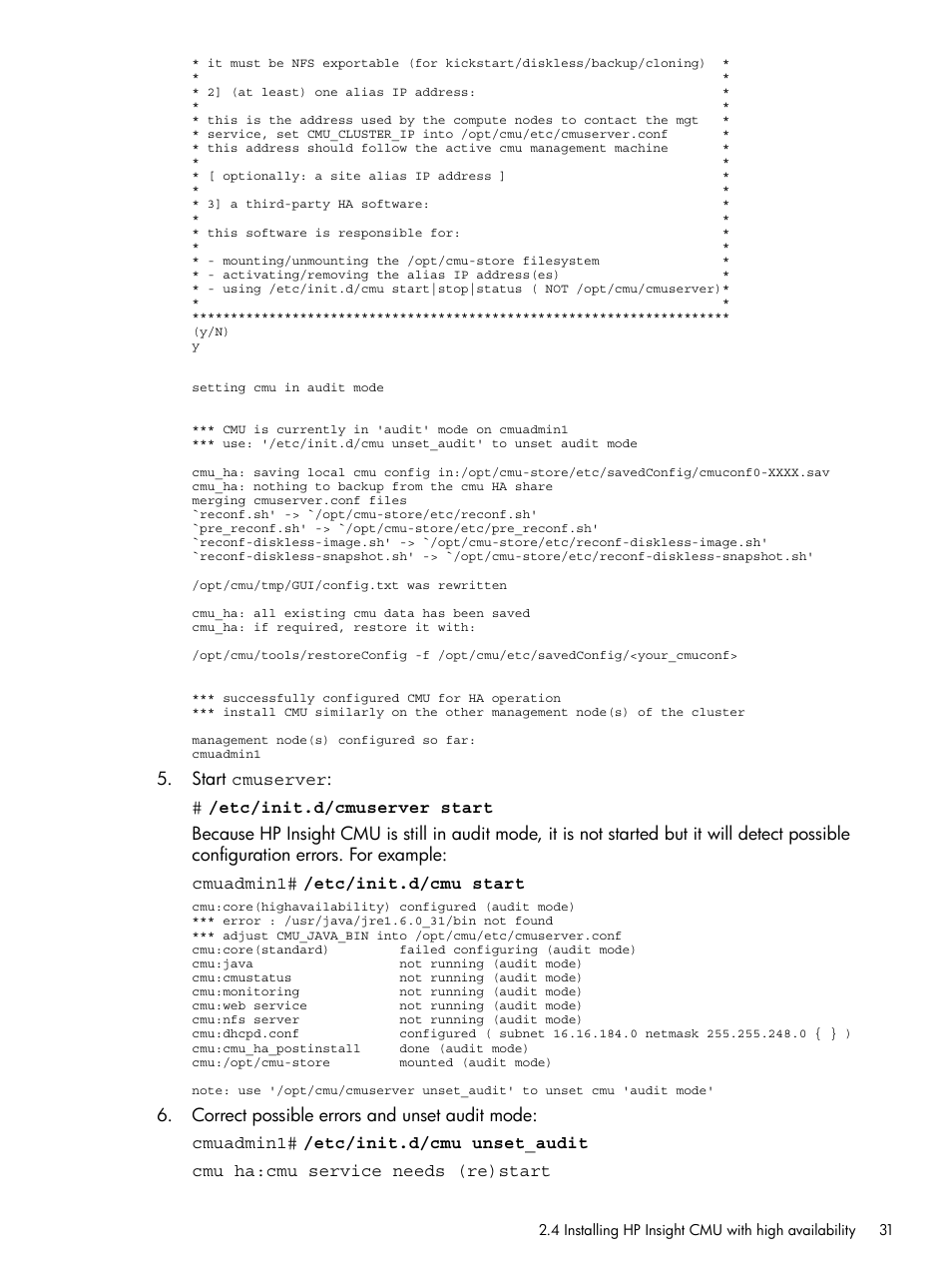 HP Insight Cluster Management Utility User Manual | Page 31 / 223