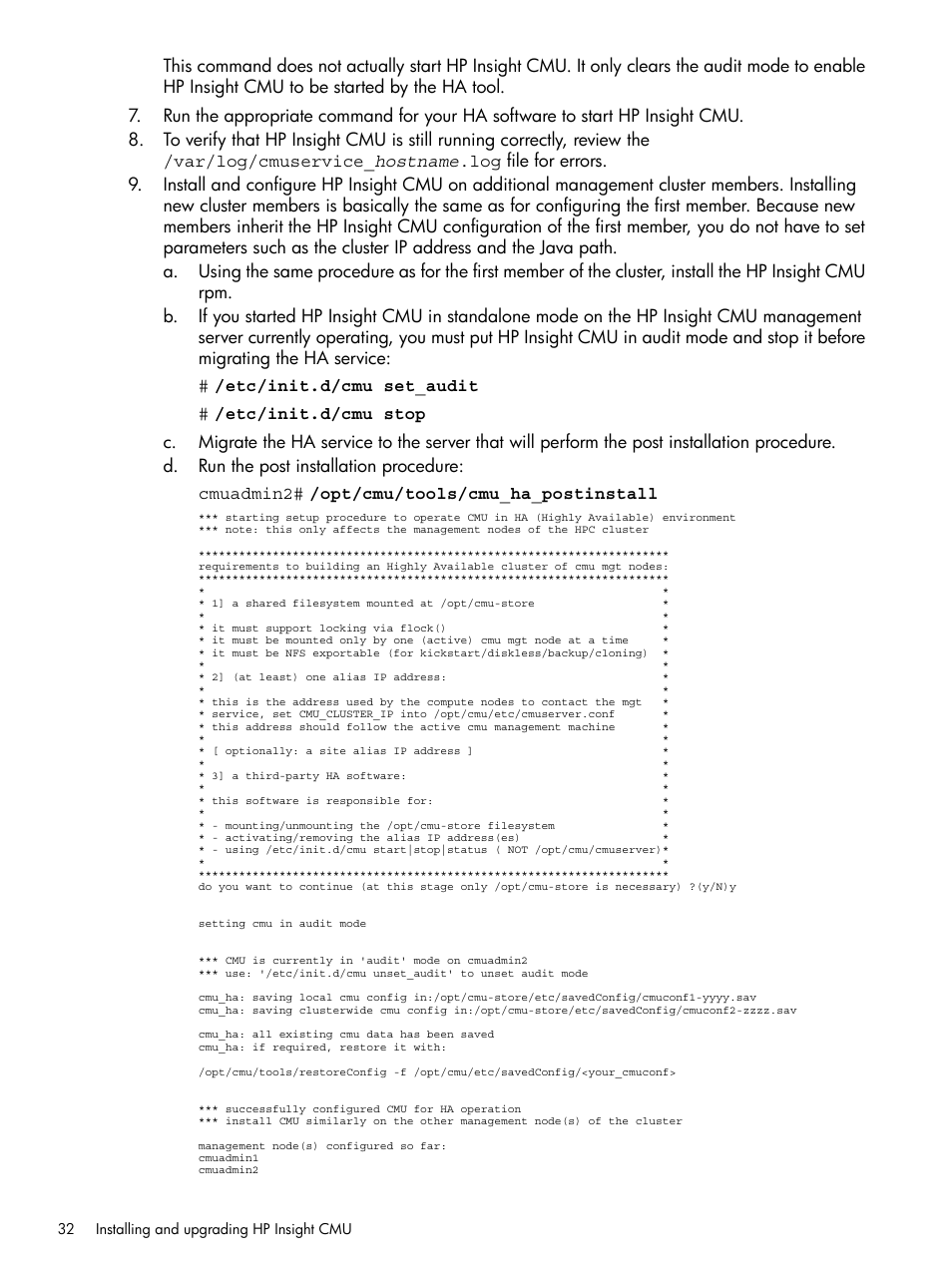 HP Insight Cluster Management Utility User Manual | Page 32 / 223