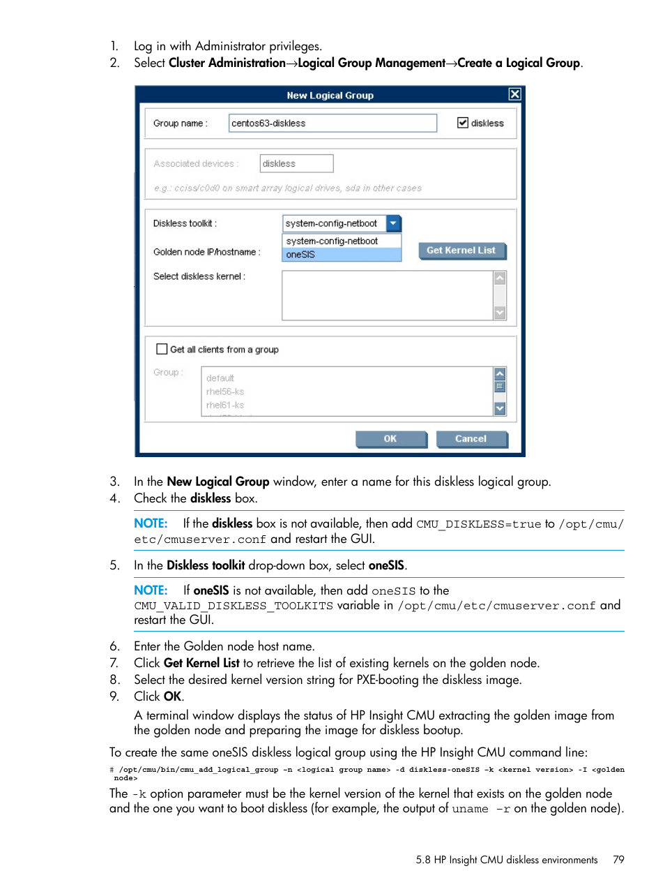 HP Insight Cluster Management Utility User Manual | Page 79 / 223