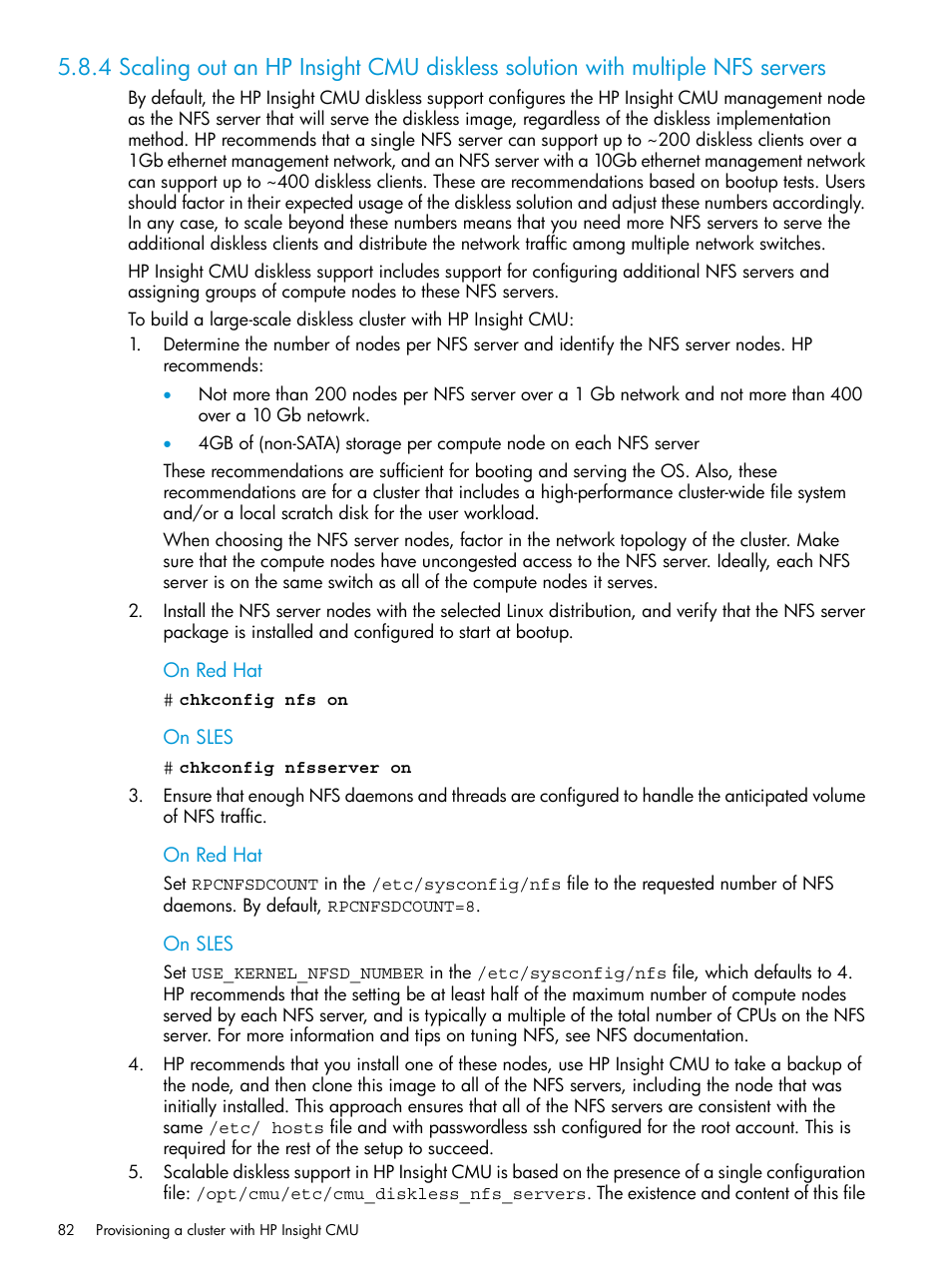 HP Insight Cluster Management Utility User Manual | Page 82 / 223