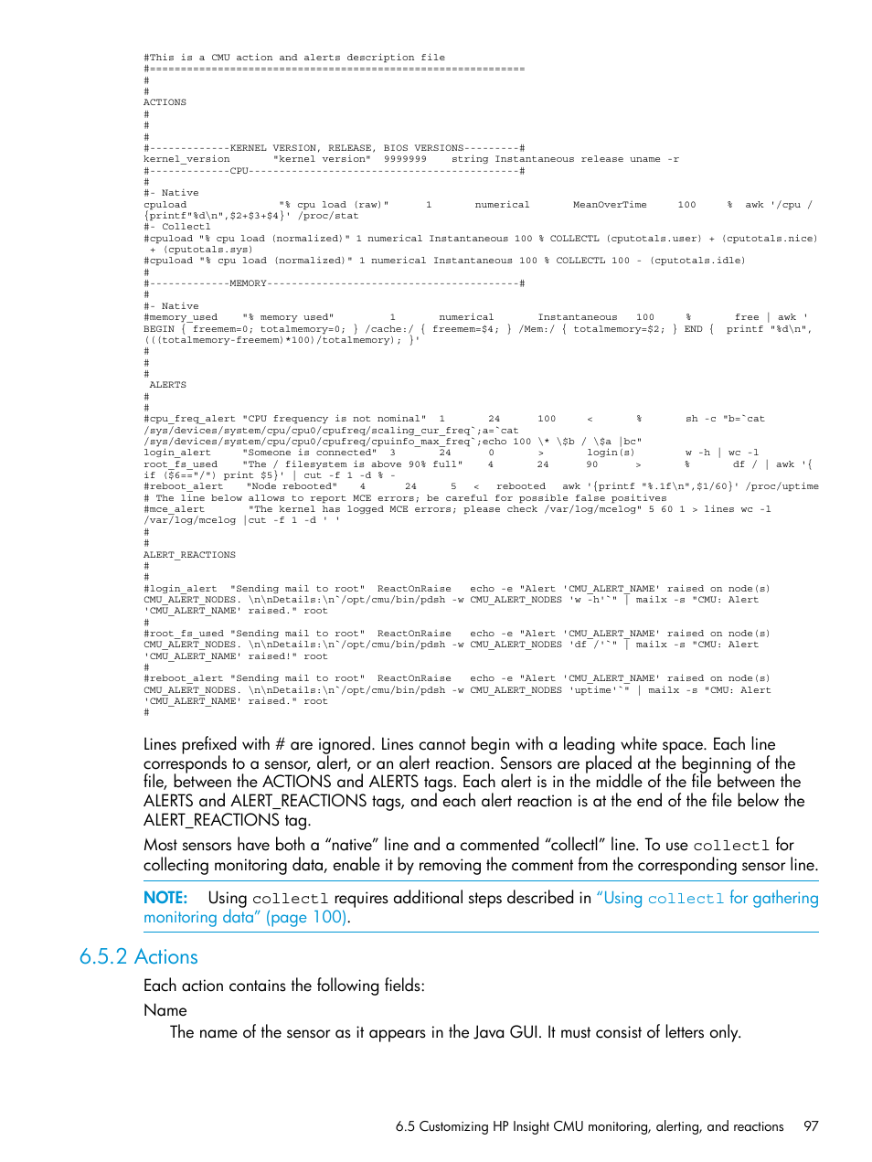 2 actions | HP Insight Cluster Management Utility User Manual | Page 97 / 223