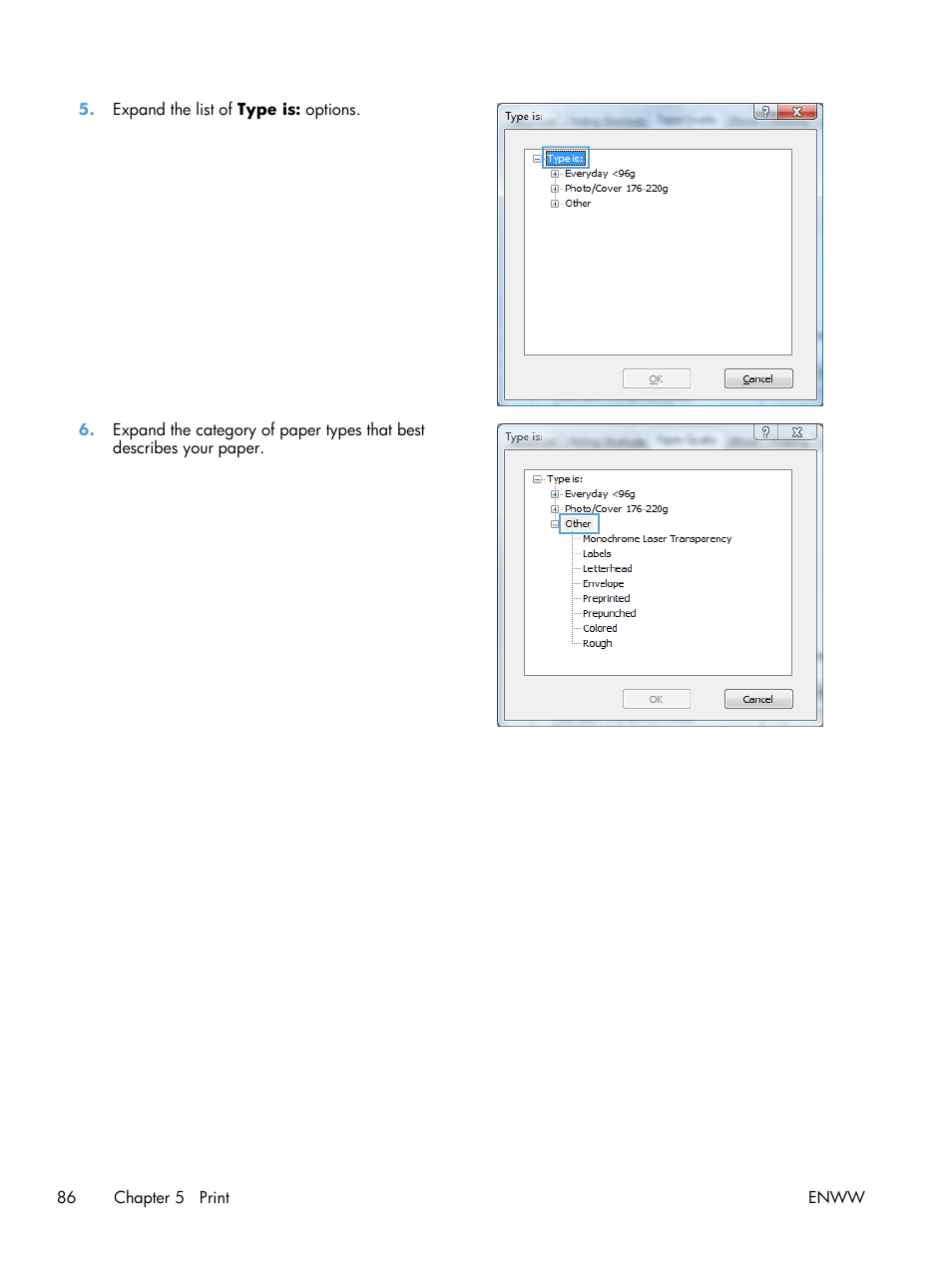 HP LaserJet Enterprise MFP M725 series User Manual | Page 100 / 318