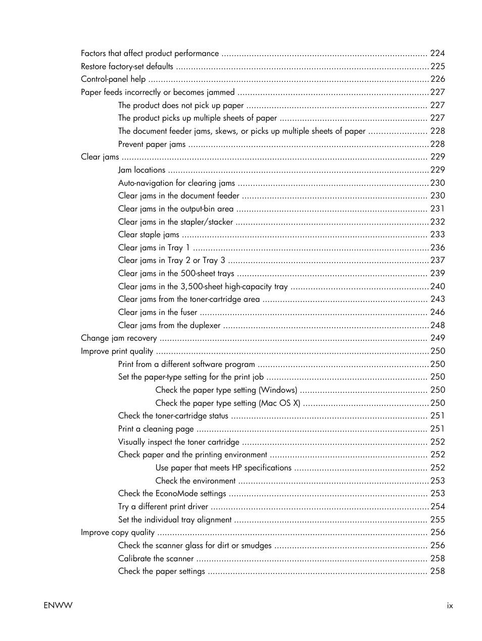 HP LaserJet Enterprise MFP M725 series User Manual | Page 11 / 318