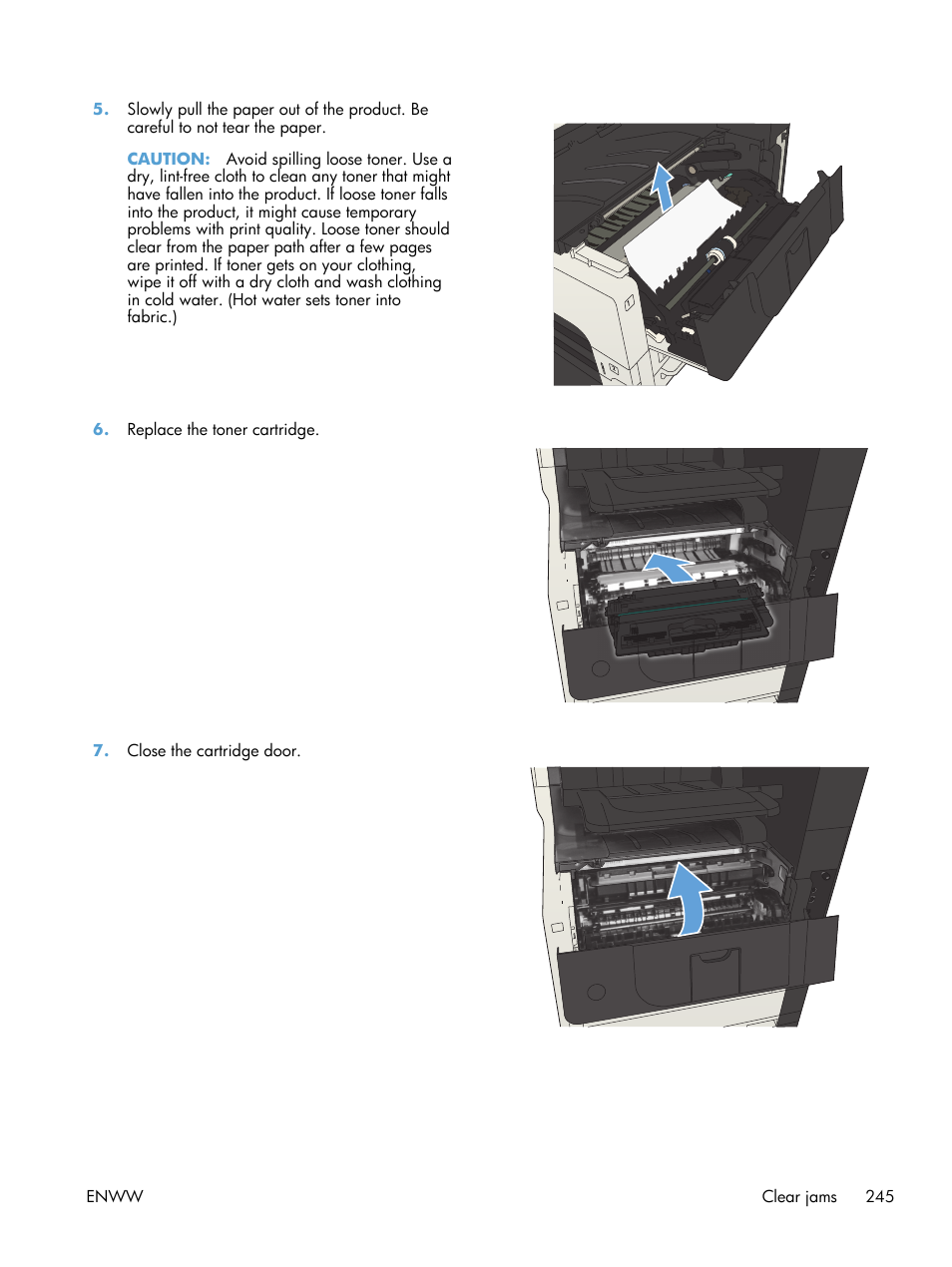 HP LaserJet Enterprise MFP M725 series User Manual | Page 259 / 318