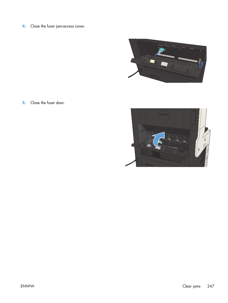 HP LaserJet Enterprise MFP M725 series User Manual | Page 261 / 318