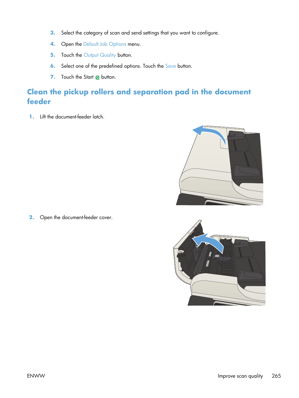 HP LaserJet Enterprise MFP M725 series User Manual | Page 279 / 318