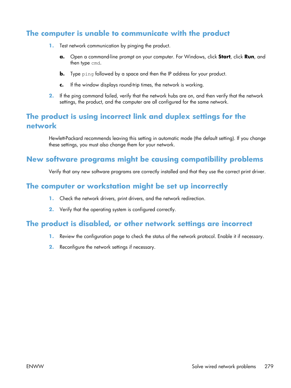 HP LaserJet Enterprise MFP M725 series User Manual | Page 293 / 318