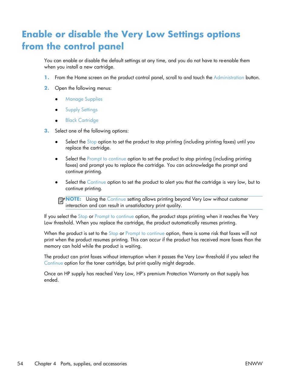 HP LaserJet Enterprise MFP M725 series User Manual | Page 68 / 318