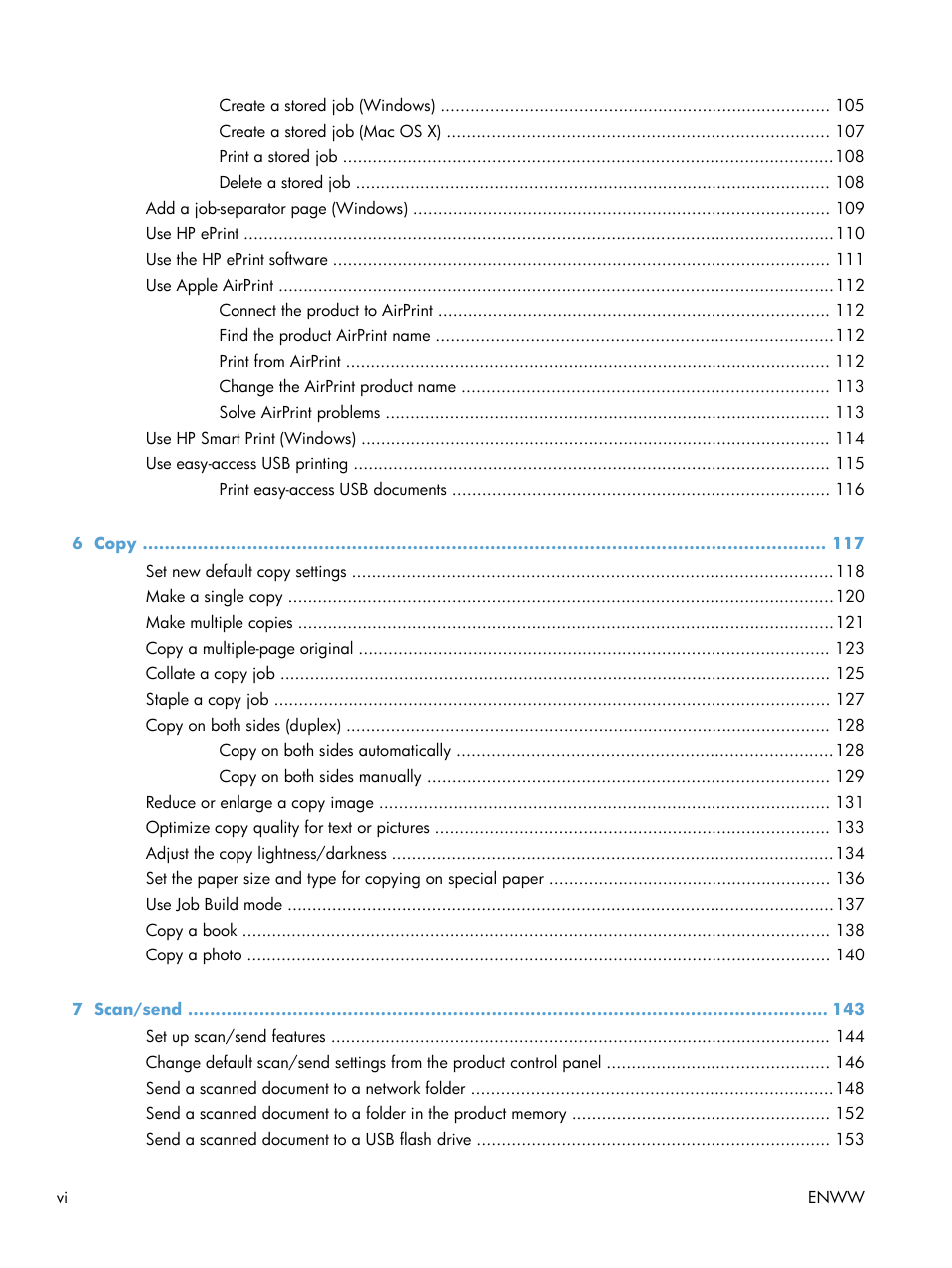 HP LaserJet Enterprise MFP M725 series User Manual | Page 8 / 318