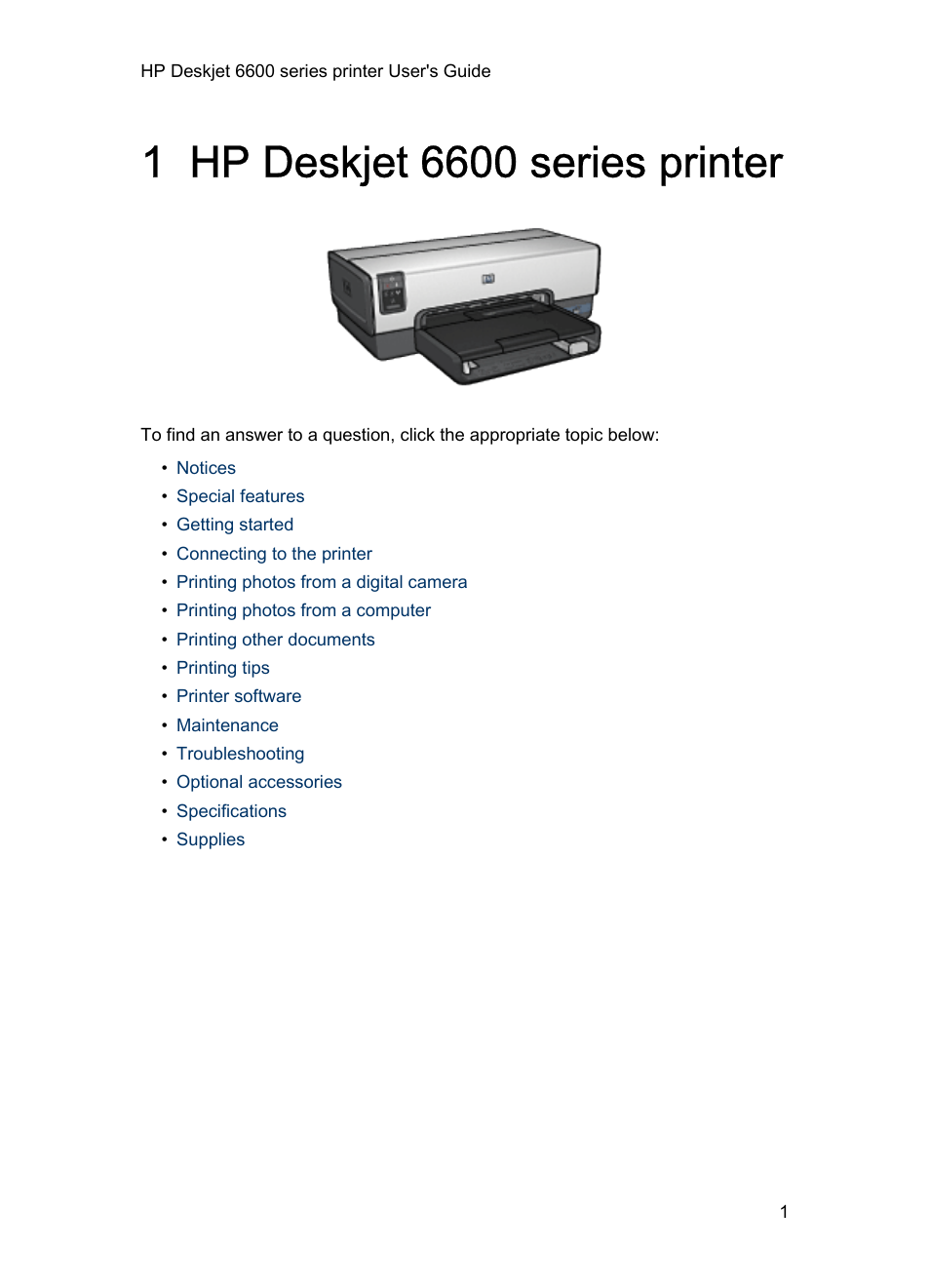 HP Deskjet 6620 Color Inkjet Printer User Manual | 155 pages