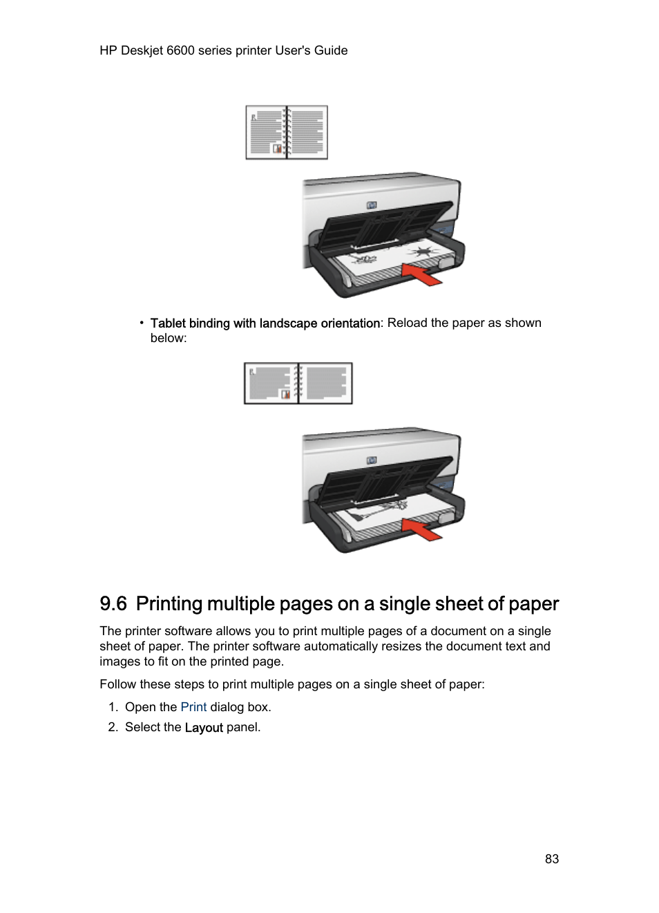 Printer software | HP Deskjet 6620 Color Inkjet Printer User Manual | Page 83 / 155