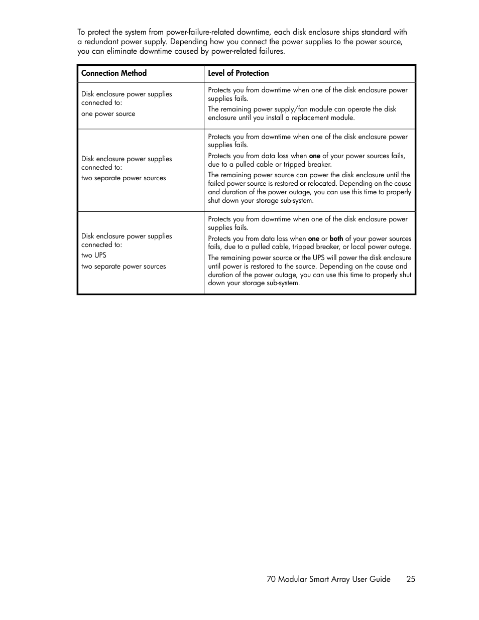 HP 70 Modular Smart Array User Manual | Page 25 / 60