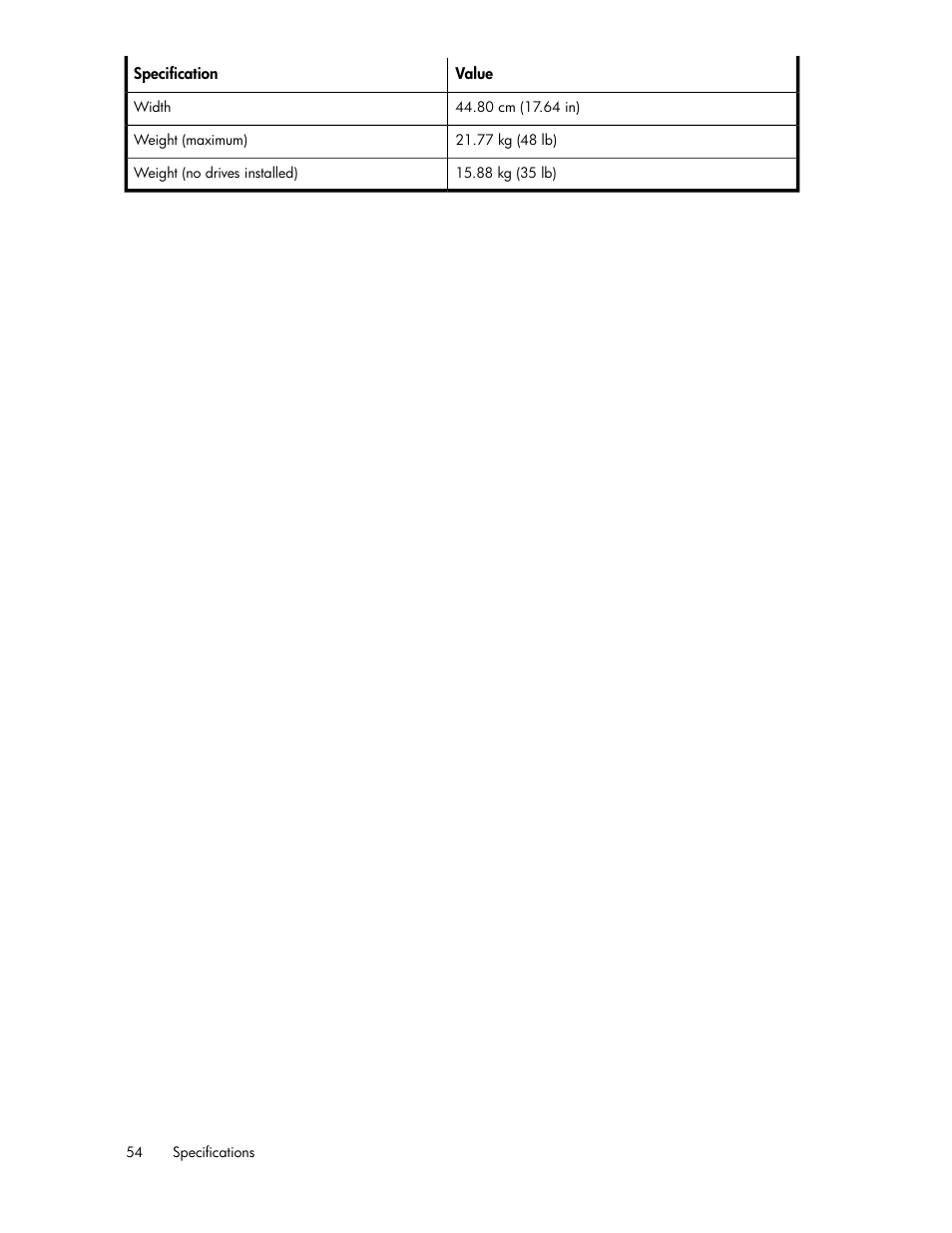 HP 70 Modular Smart Array User Manual | Page 54 / 60