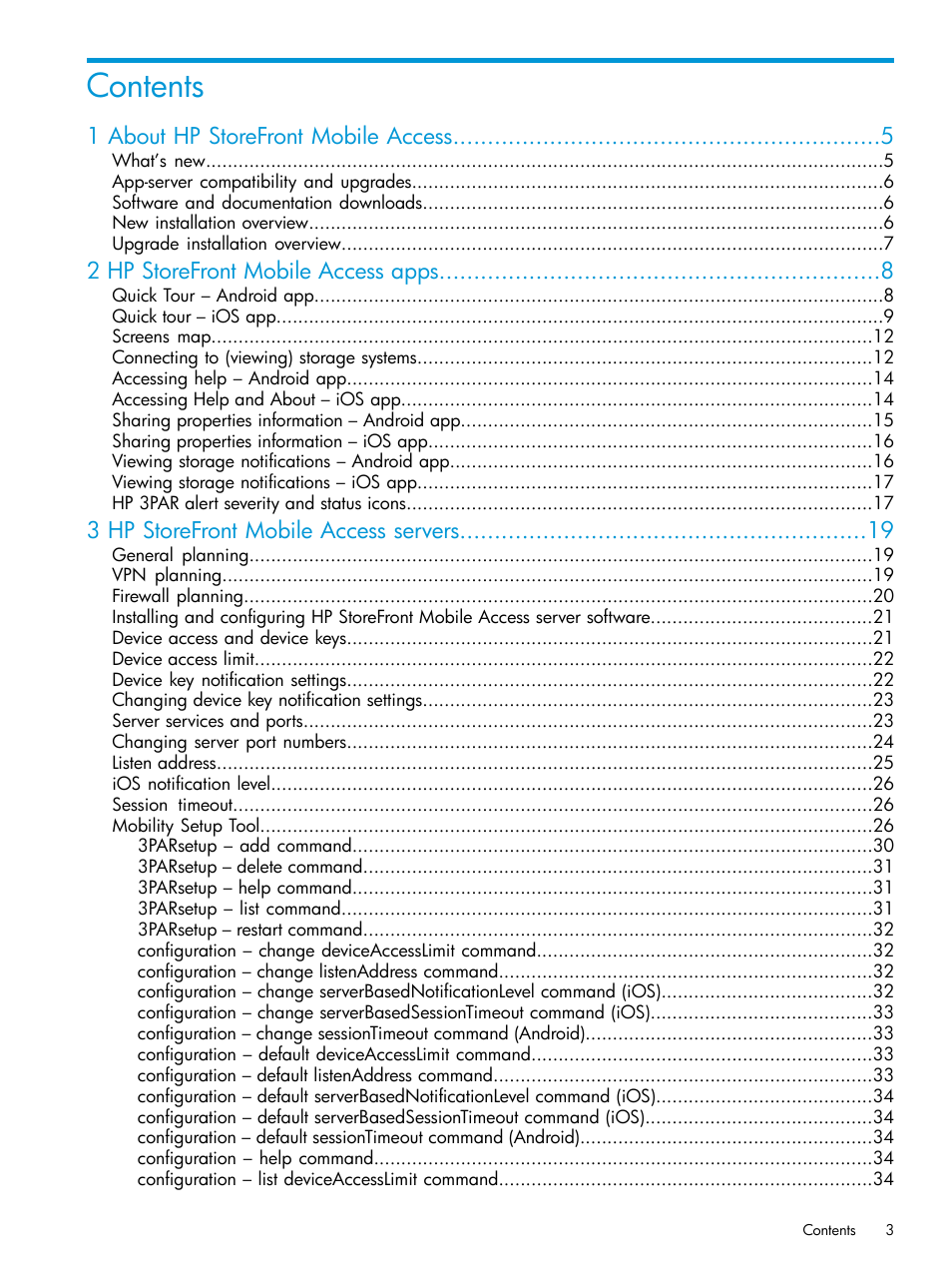 HP StoreFront Mobile Access Software User Manual | Page 3 / 44